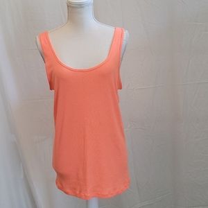 Fitted Coral Tank Top